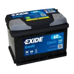 BATERIA EXIDE EXCELL 60AH 540EN LB2+D EB602